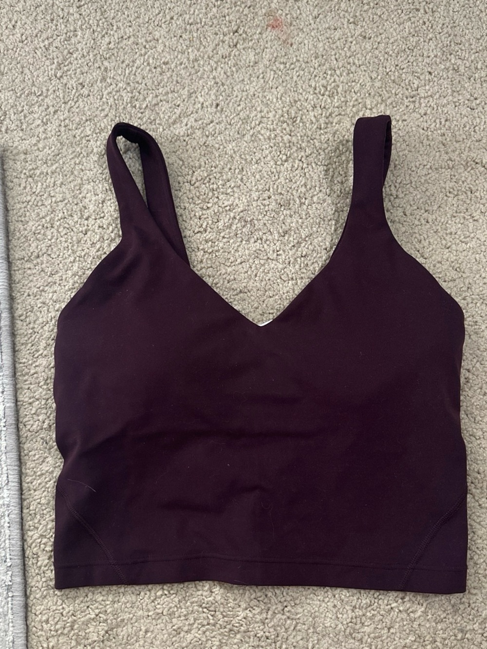 Lululemon dark purple align top